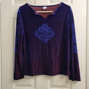 Cute Purple/Red Long sleeve top